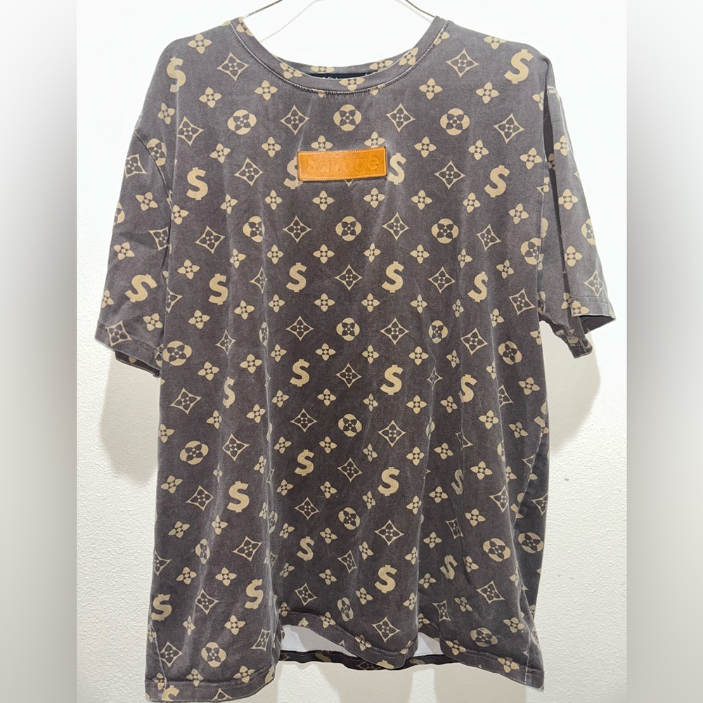 Savage Hudson outerwear XL Tan Supreme LV Men's Tee tshirt shirt designer logo